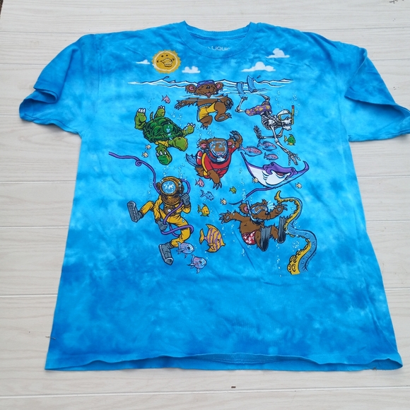 Grateful dead sea swimming tee shirt - Picture 2 of 8